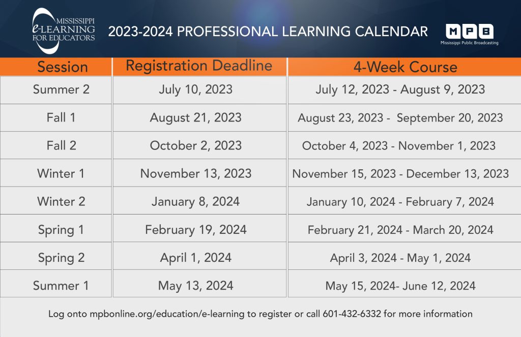 CEU classes offered by MPB starting soon Mississippi Department of