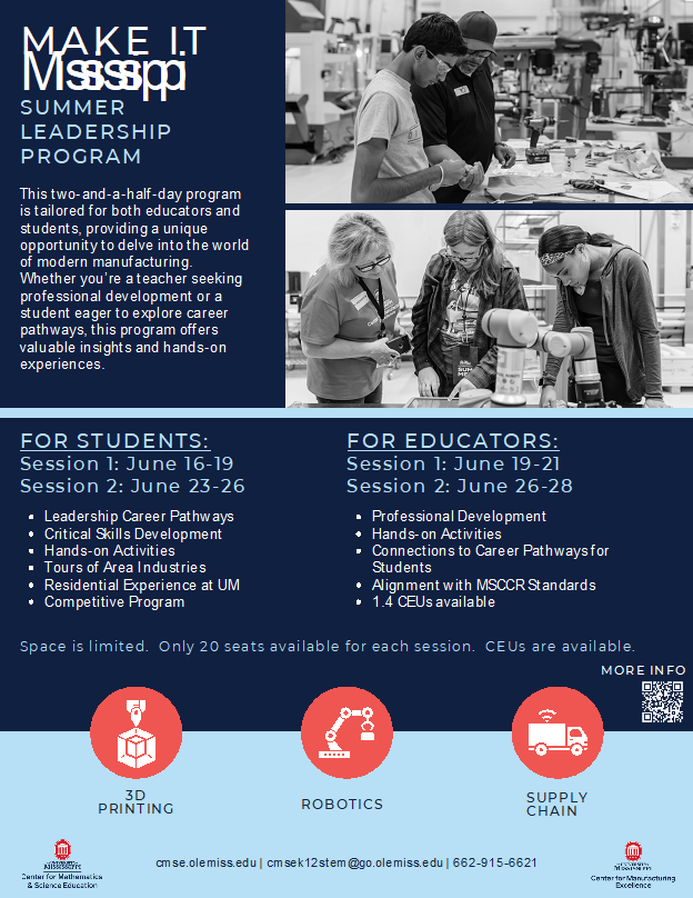 Make It Mississippi Summer Leadership Program for Educators