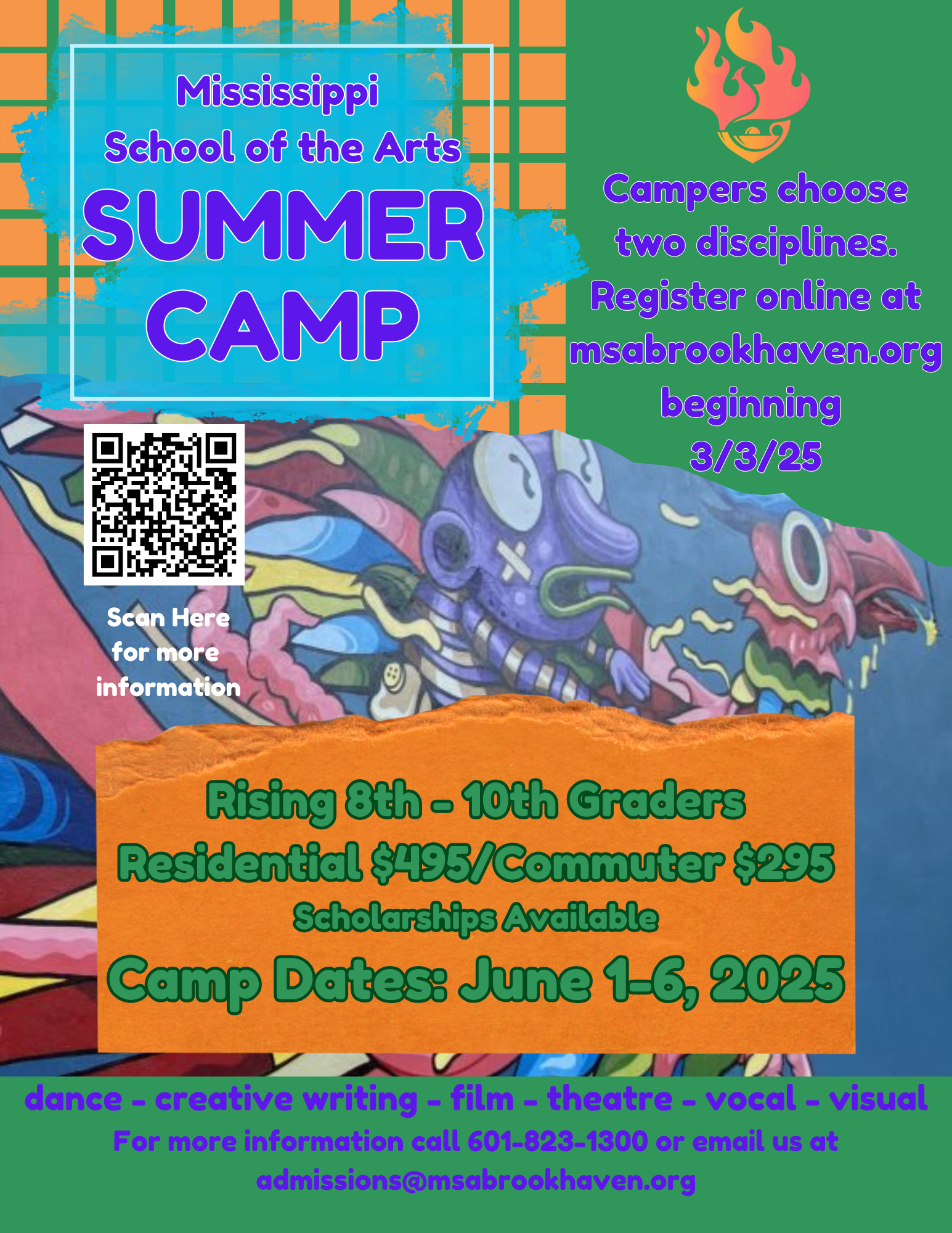 Mississippi School of the Arts announces summer camp, second