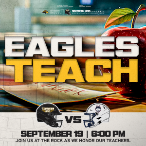 Eagles Teach
September 19 at 6 p.m.
Join us at The Rock as we honor our teachers